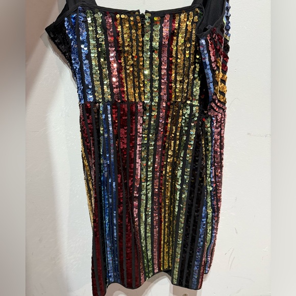 Sequin Multicolor BCBGMAXAZRIA Dress - Picture 4 of 8